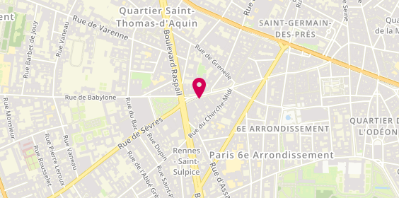 Plan de Chaîne d'Encre, 17 Rue de Sèvres, 75006 Paris