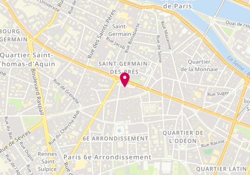 Plan de Librairie Paul Jammes, 3 Rue Gozlin, 75006 Paris