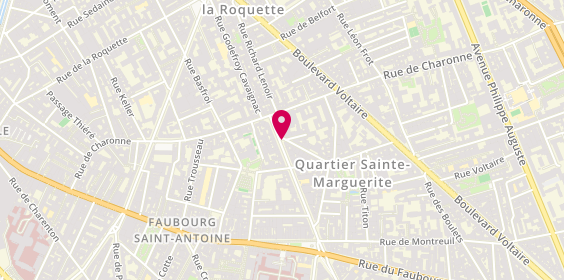 Plan de Refuge BD, 40 Rue Faidherbe, 75011 Paris