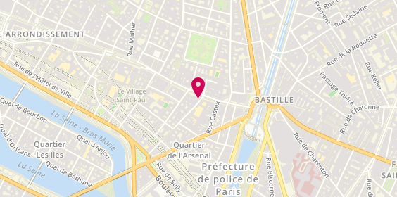 Plan de La Belle Lurette, 25 Rue Saint-Antoine, 75004 Paris