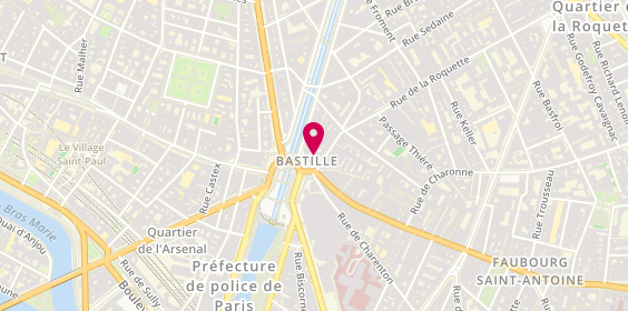Plan de MORAULT Patrick, 10 Place de la Bastille, 75011 Paris