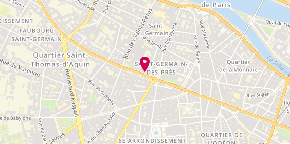Plan de Librairie l'Écume des Pages, 174 Boulevard Saint-Germain, 75006 Paris