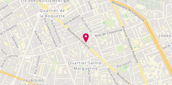Plan de Librairie à Livr'Ouvert, 171 Bis Boulevard Voltaire, 75011 Paris