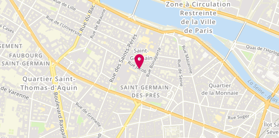 Plan de Triff Galerie des Arts Textiles, 35 Rue Jacob, 75006 Paris