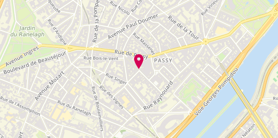 Plan de Fontaine Passy, 28 Rue de l'Annonciation, 75116 Paris