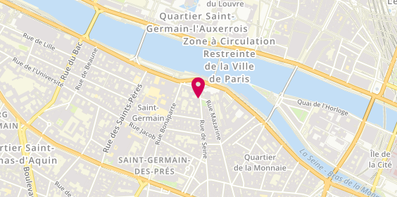 Plan de Librairie des Alpes, 6 Rue de Seine, 75006 Paris