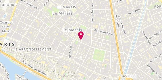 Plan de Arteum Services, 23 Rue Sévigné, 75003 Paris