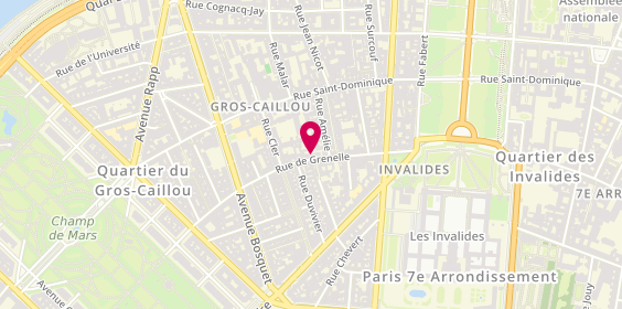 Plan de Le Parchemin, 176 Rue de Grenelle, 75007 Paris