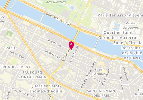 Plan de Librairie Protestante 7ici, 48 Rue de Lille, 75007 Paris