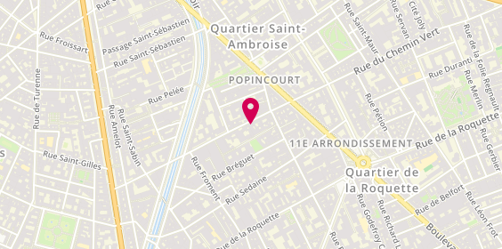 Plan de Boesner Paris, 46 Rue du Chemin Vert, 75011 Paris