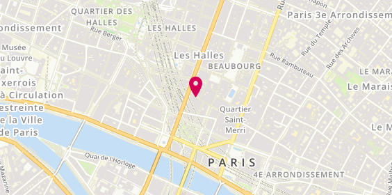 Plan de B.M.C, 21 Rue des Lombards, 75004 Paris