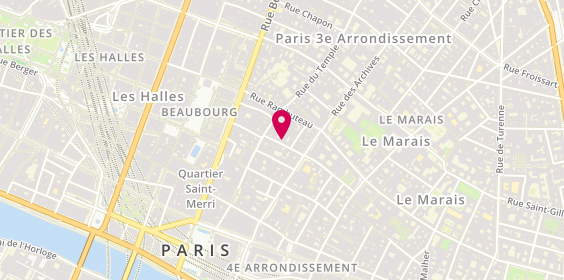 Plan de Cariscript, 40 Rue des Blancs Manteaux, 75004 Paris