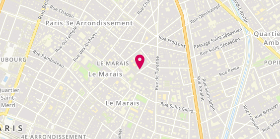 Plan de Florence Loewy, 9 Rue de Thorigny, 75003 Paris