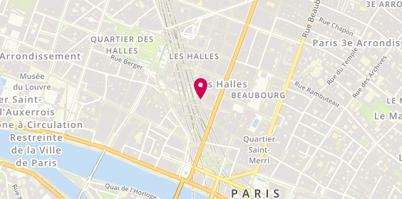 Plan de Paul Boulinier du Quartier Latin, 2 Rue Innocents, 75001 Paris