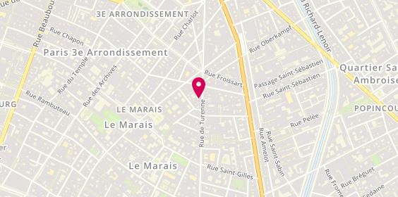 Plan de Mon Carnet, 89 Rue de Turenne, 75003 Paris