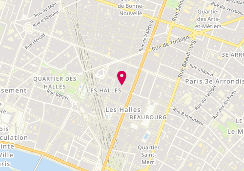 Plan de Nulle Part Ailleurs, 99 Rue Saint Denis, 75001 Paris