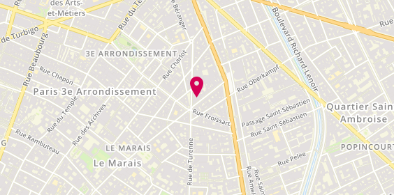 Plan de Papier Tigre-Fake, 5 Rue des Filles du Calvaire, 75003 Paris