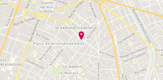 Plan de Comme un roman, 39 Rue de Bretagne, 75003 Paris