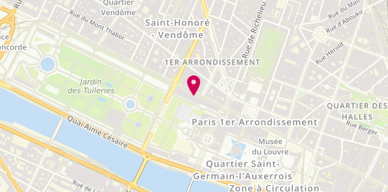 Plan de Arteum, 107 Rue Rivoli, 75001 Paris