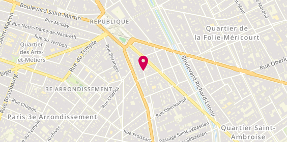Plan de Librairie Publico, 145 Rue Amelot, 75011 Paris