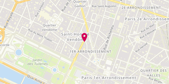 Plan de Junku, 18 Rue des Pyramides, 75001 Paris