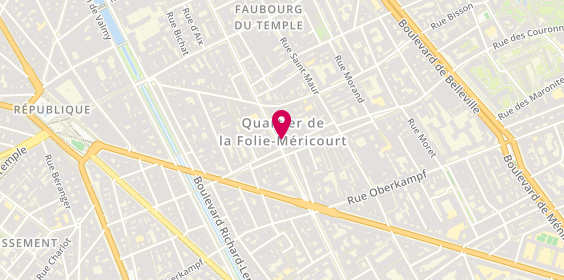 Plan de Les Guetteurs de Vent, 108 Avenue Parmentier, 75011 Paris