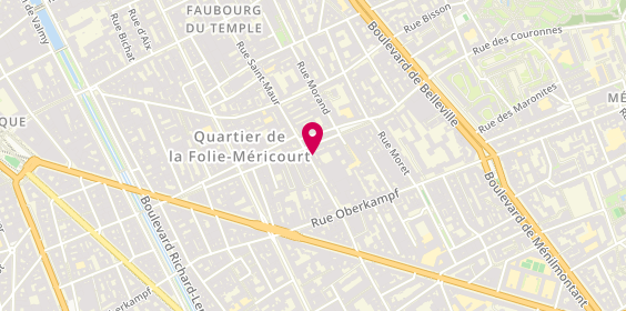 Plan de Libralire, 116 Rue Saint-Maur, 75011 Paris