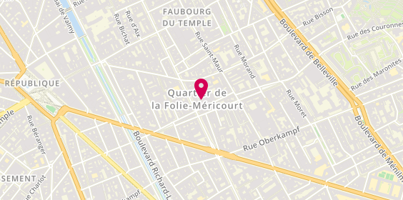 Plan de Les Éditions du Pacifique, 29 Rue des 3 Bornes, 75011 Paris