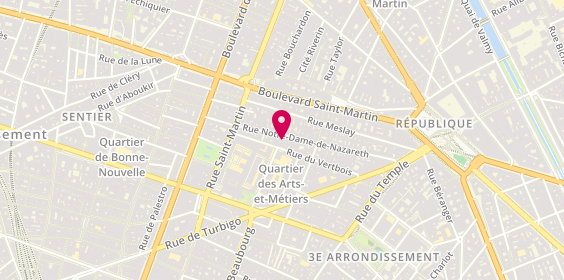 Plan de Volume, 47 Rue Notre Dame de Nazareth, 75003 Paris