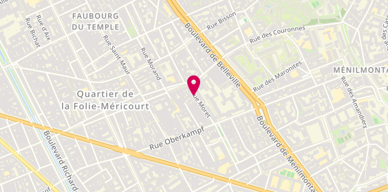 Plan de Maison d'Ennour, 21 Rue Moret, 75011 Paris