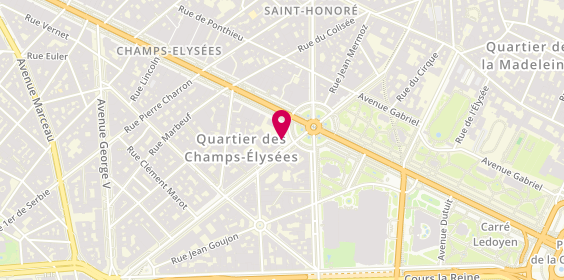 Plan de Librairie Artcurial, 7 Rond-Point des Champs-Élysées Marcel-Dassault, 75008 Paris