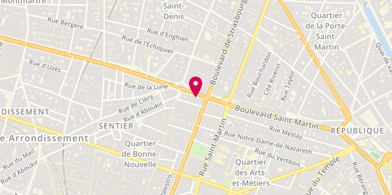 Plan de Gibert Jeune, 15 Boulevard Saint Denis, 75002 Paris