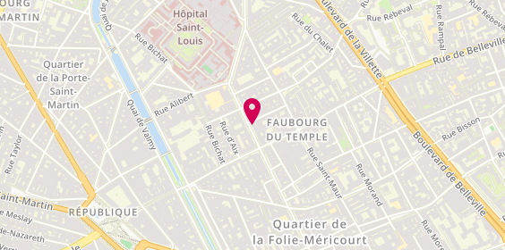 Plan de L'Odyssée, 160 Avenue Parmentier, 75010 Paris