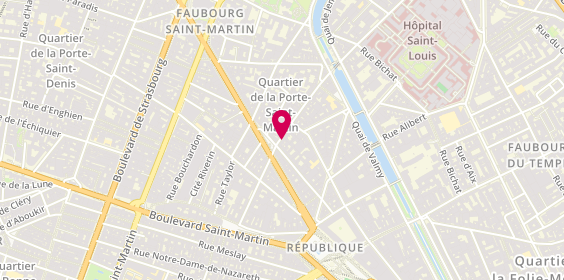 Plan de La Plume Vagabonde, 32 Rue de Lancry, 75010 Paris