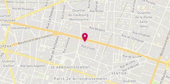 Plan de Ici librairie e, 25 Boulevard Poissonnière, 75002 Paris