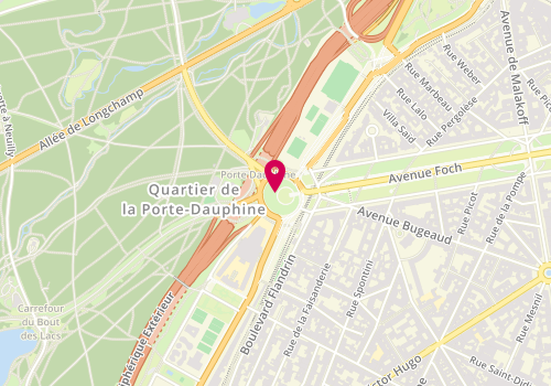 Plan de Inter Universitaire Service, Place Marechal Lattre de Tassigny, 75116 Paris