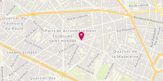 Plan de Soc H Picard et Fils Librair81, 126 Rue du Faubourg Saint Honore, 75008 Paris