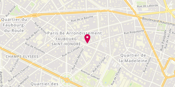 Plan de Librairie Henri Picard et Fils, 126 Rue du Faubourg Saint-Honoré, 75008 Paris