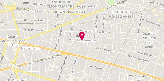 Plan de Librairie BURET Roland, 6 Pass. Verdeau, 75009 Paris