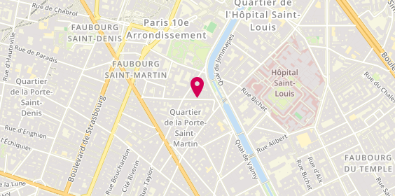 Plan de Philippe le Libraire, 32 Rue des Vinaigriers, 75010 Paris