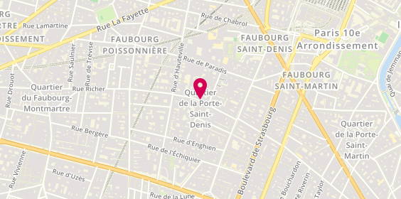 Plan de L'Ouvre-Boîte, 20 rue des Petites Écuries, 75010 Paris