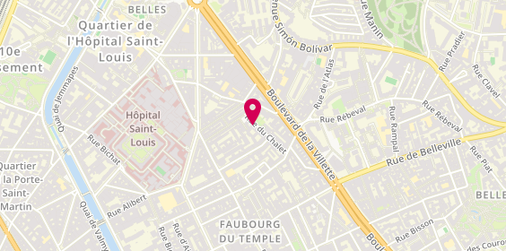 Plan de Cariño, 21 Rue du Chalet, 75010 Paris