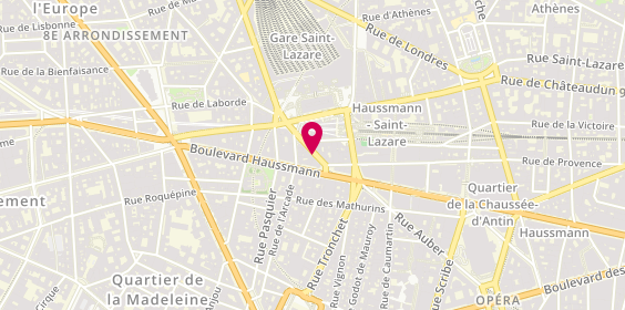 Plan de France Loisirs, 3 Rue de Rome, 75008 Paris
