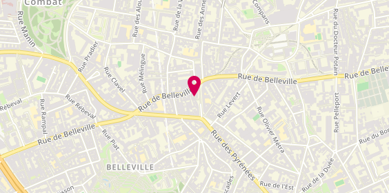 Plan de Atelier K+A, 7 Rue Constant Berthaut, 75020 Paris