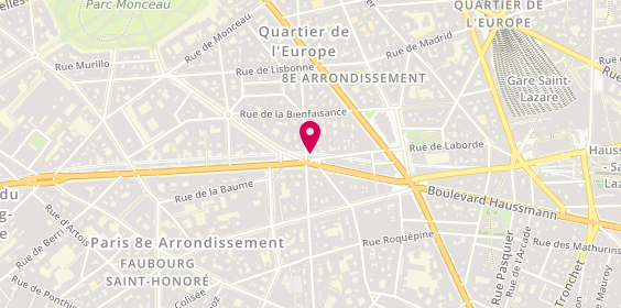 Plan de Librairie Fontaine, 50 Rue de Laborde, 75008 Paris