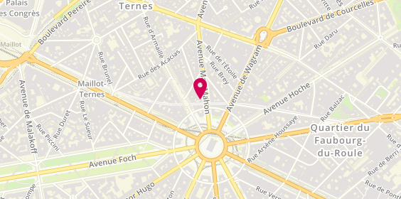 Plan de Bureau de l'Etoile, 5 avenue Mac-Mahon, 75017 Paris