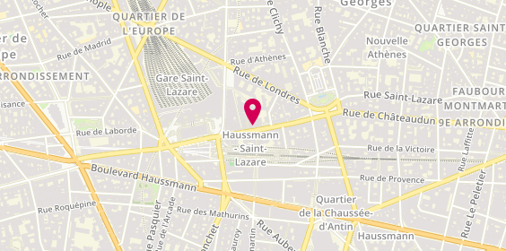 Plan de Passage du Désir, 92 Rue Saint Lazare, 75009 Paris