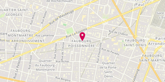 Plan de Papeterie Perjac, 66 Rue du Faubourg Poissonnière, 75010 Paris