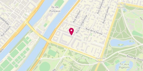 Plan de Bagatelle Librairie Papeterie, 5 Rue Ernest Deloison, 92200 Neuilly-sur-Seine