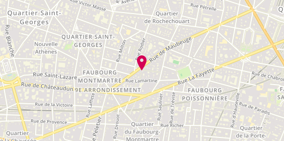 Plan de Librairie la Petite Découverte, 24 Rue de Maubeuge, 75009 Paris